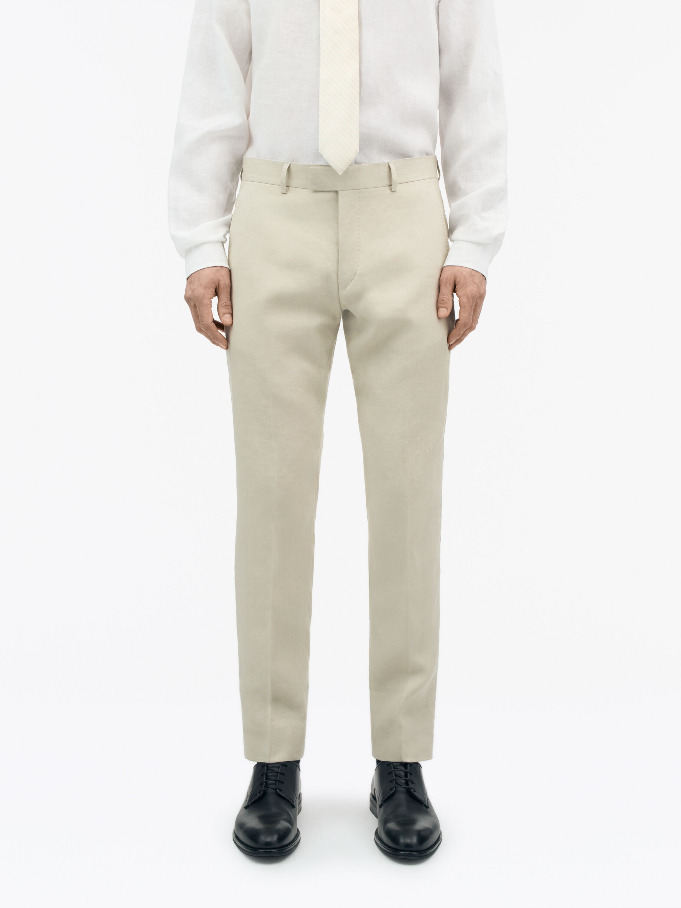 Tenuta Straight Linen Trousers - 3