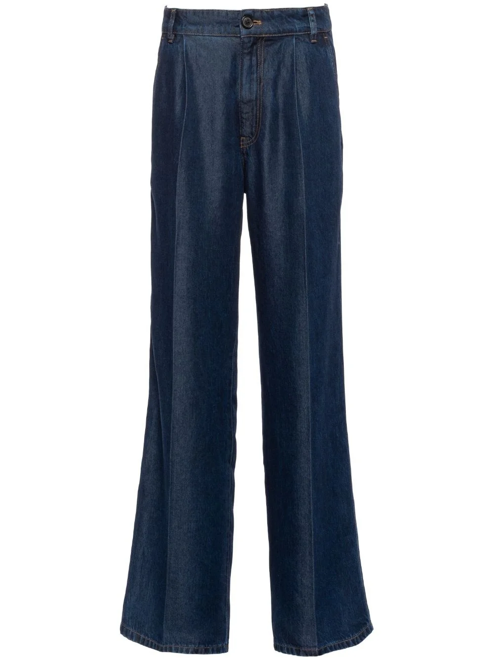 high-rise wide-leg jeans - 1
