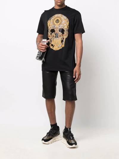 PHILIPP PLEIN baroque skull-print T-shirt outlook