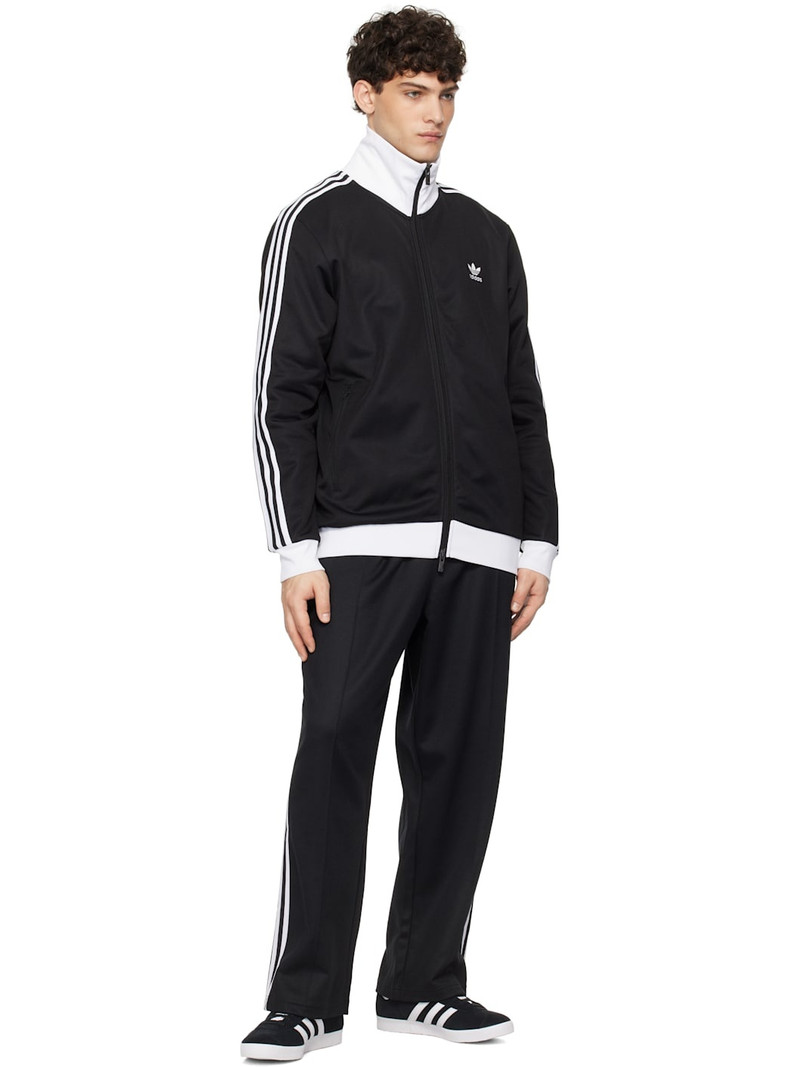 adidas Originals Black Adicolor Baggy Fit Firebird Track Pants outlook