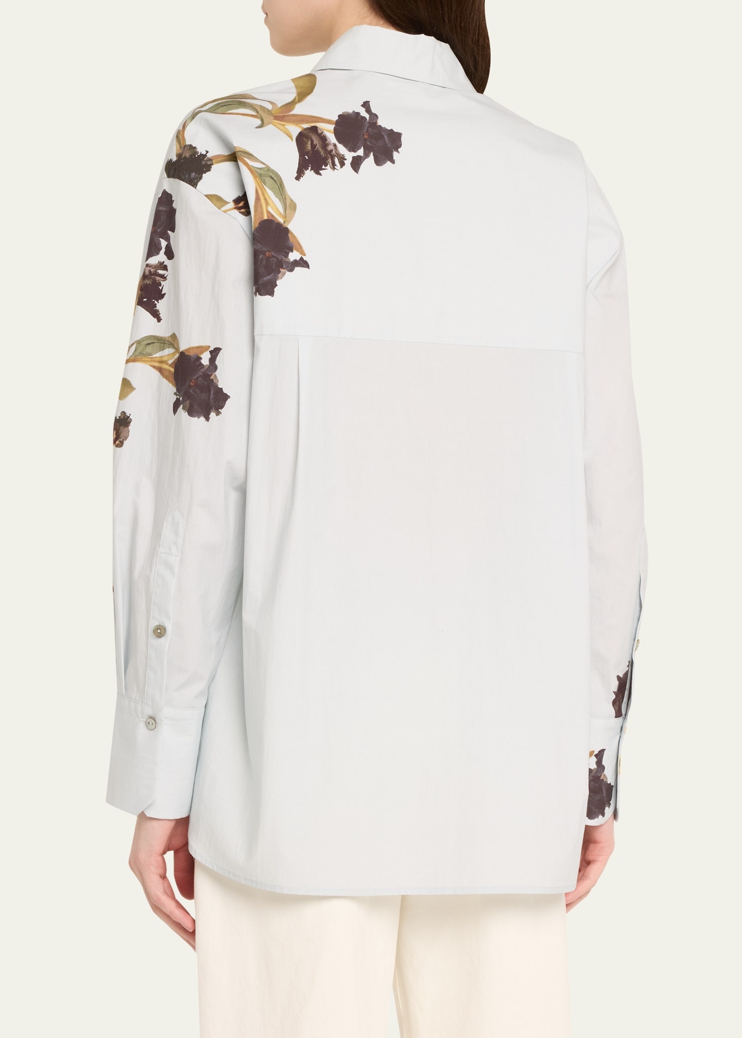 Long-Sleeve Iris Button-Front Shirt - 3