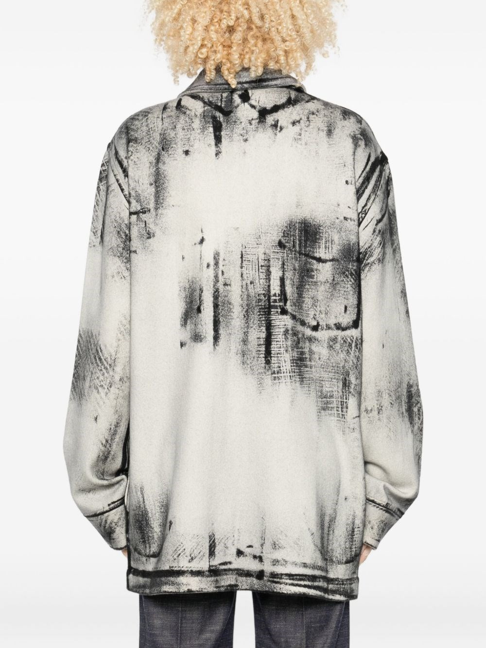 Wool and cashmere blend shirt - 3