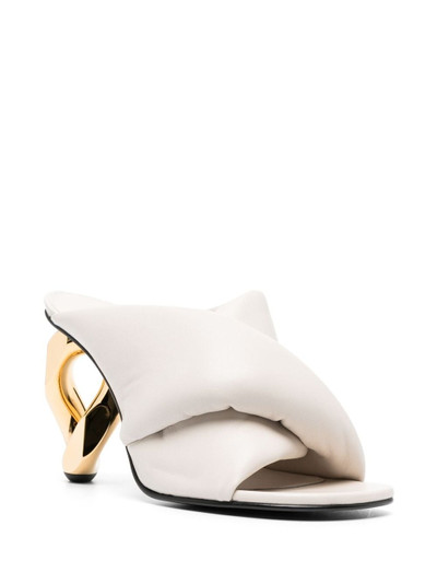 JW Anderson 100mm padded leather mules outlook