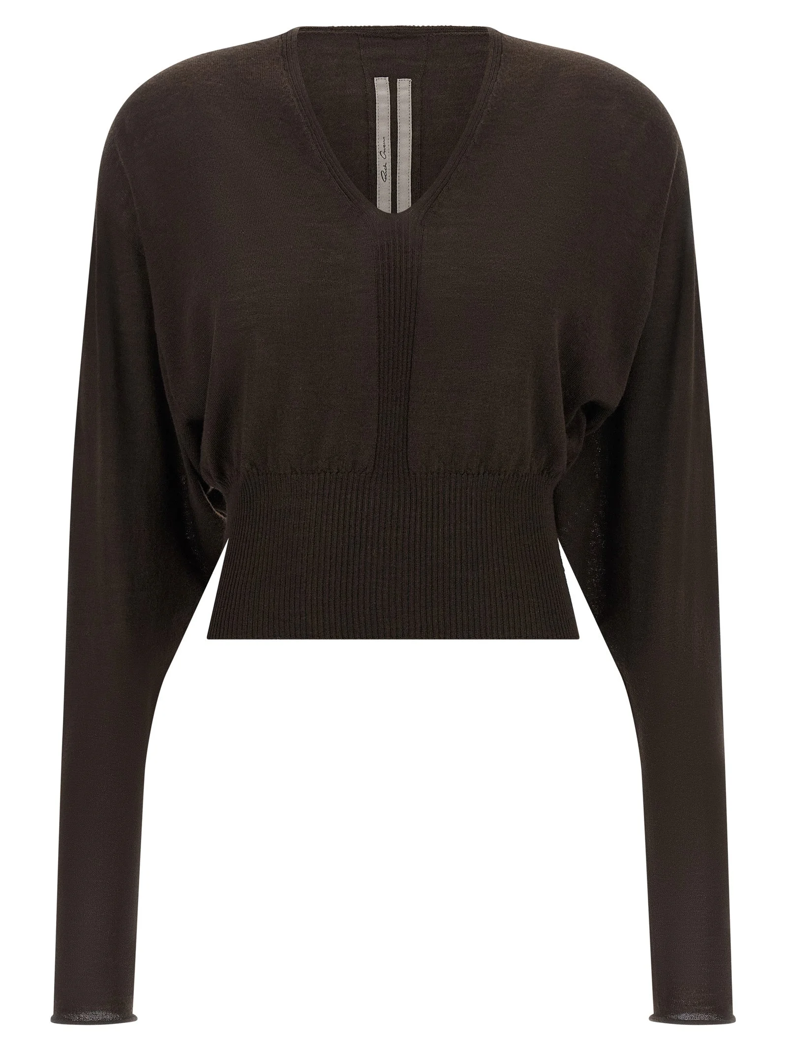 Rick Owens Women 'V Cropped' Top - 1