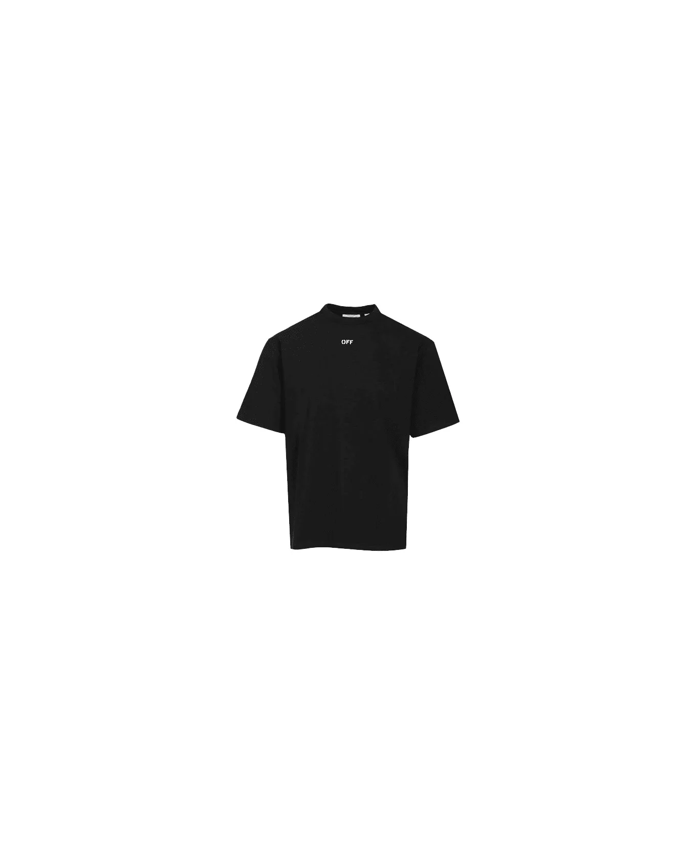 Black Cotton T-shirt - 1