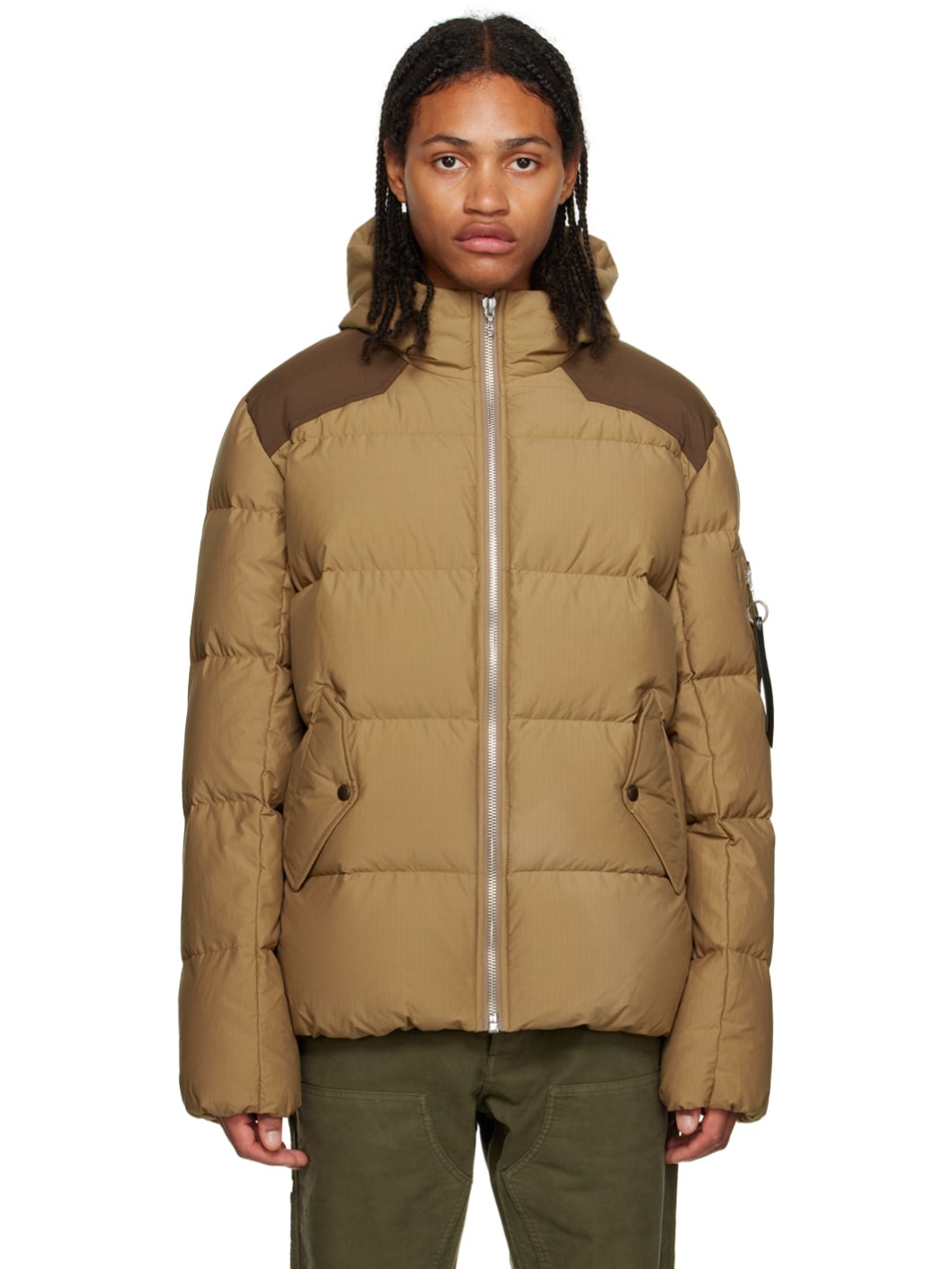 Beige Byron Down Jacket - 1