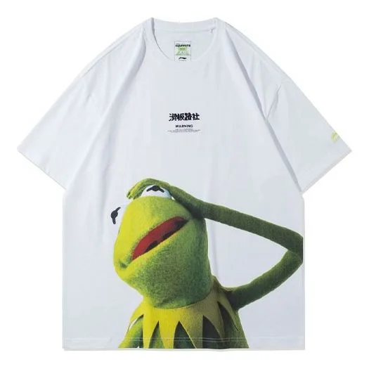 Li-Ning x Disney Muppets Graphic T-shirt 'White' AHSR849-1 - 1