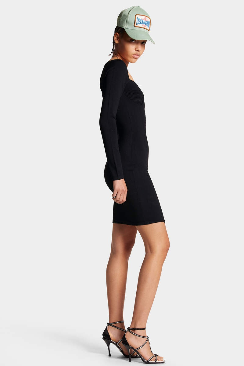 SQUARE NECK DRESS - 1
