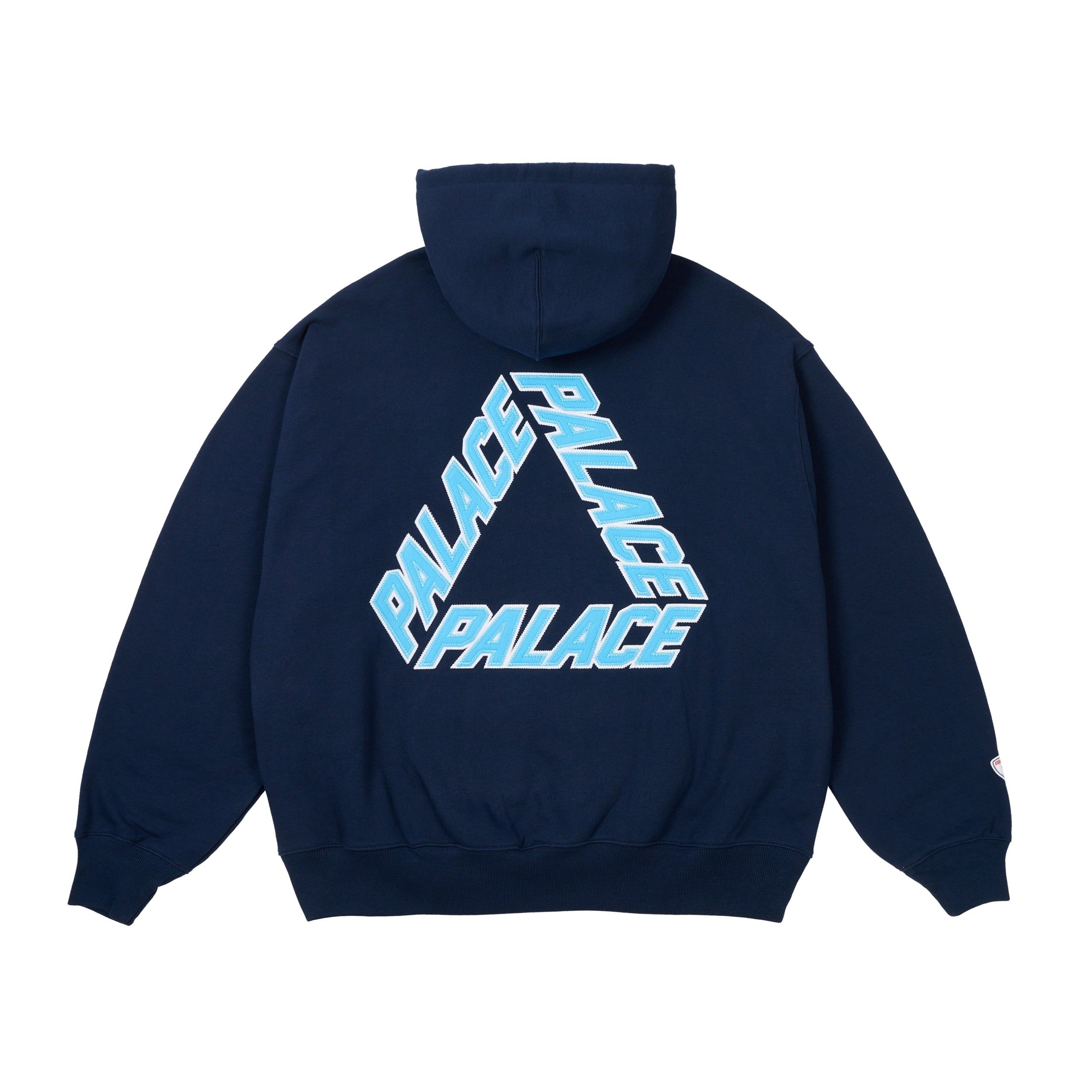 Palace Flower Stitch Hood White FW21 Palace Triple Stitch Veritas 