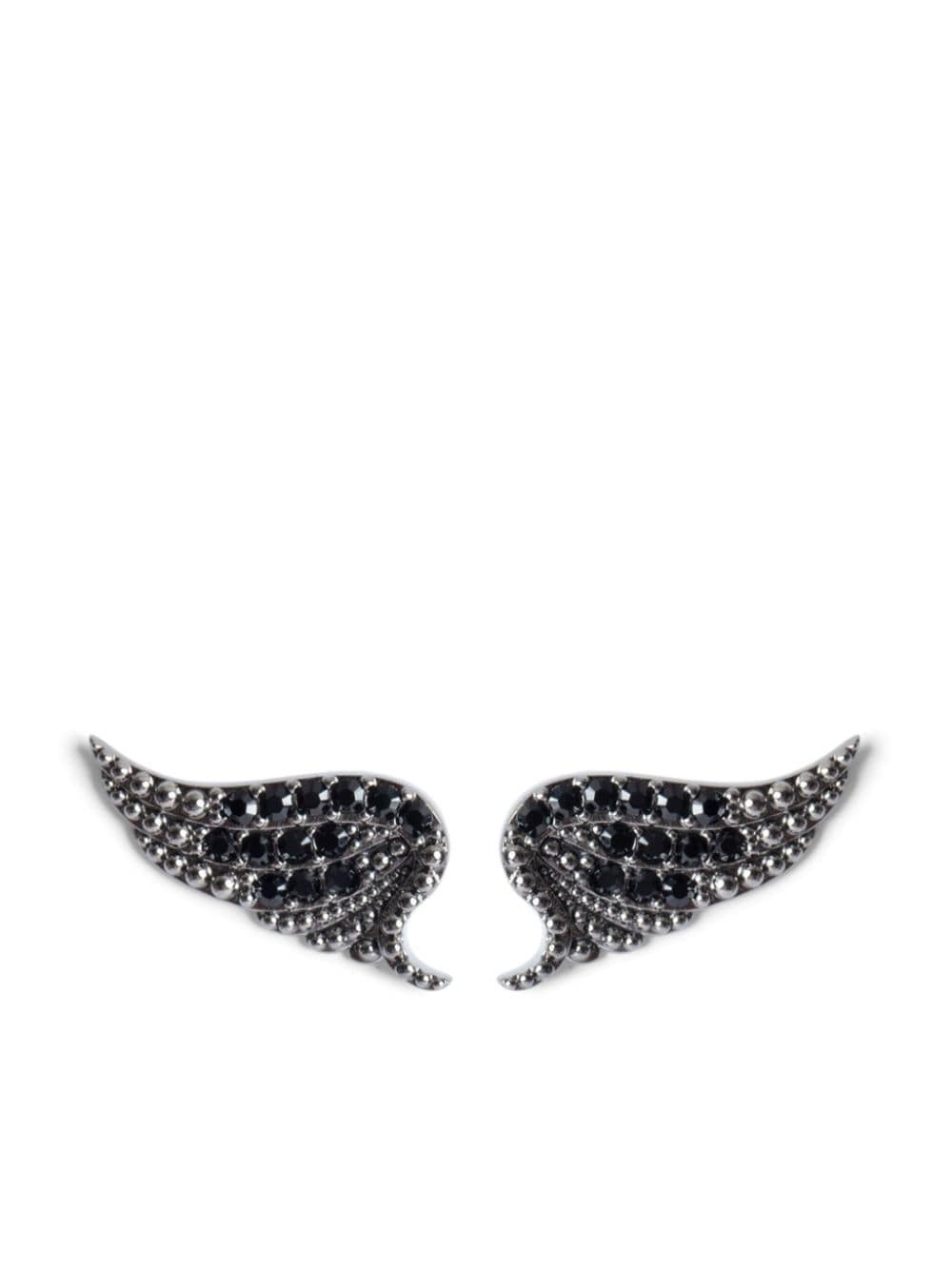 Rock stud earrings - 1