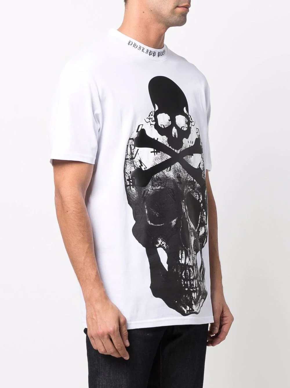 Skull-print short-sleeve T-shirt - 4