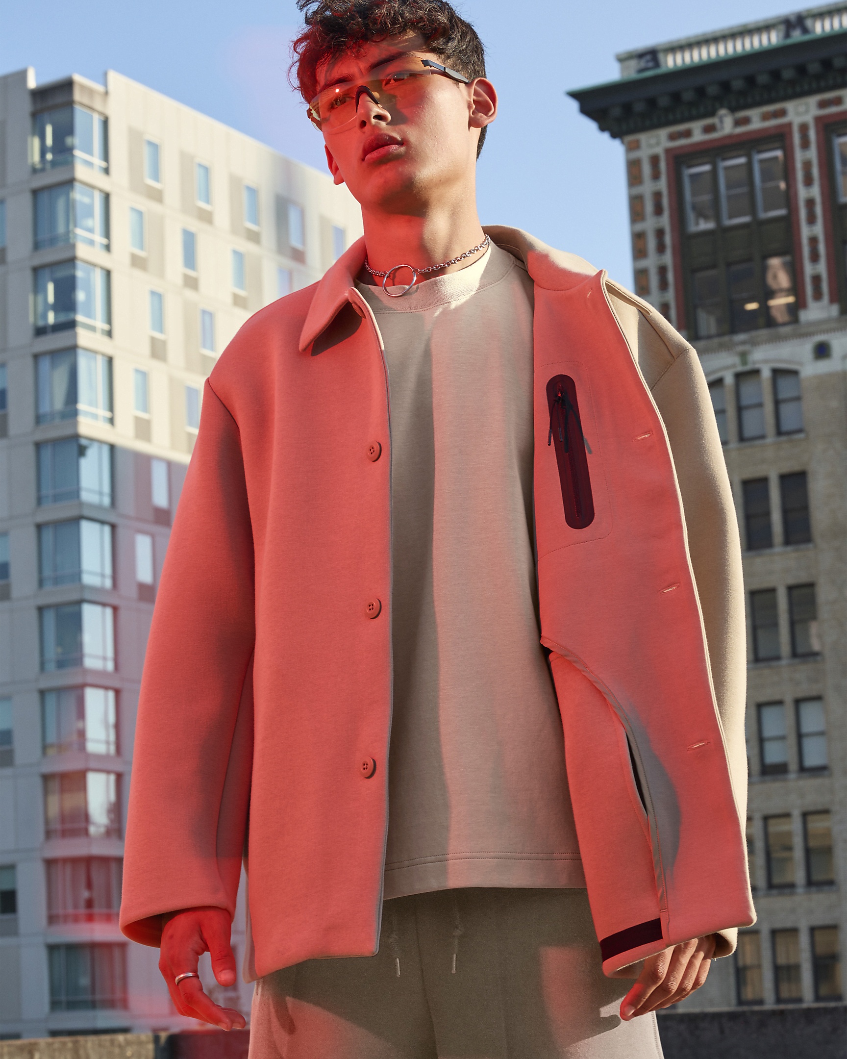 Nike Sportswear Tech Fleece Reimagined Men's Oversized Shacket - 20