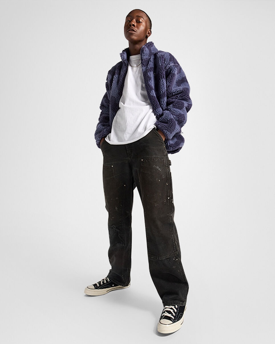 Full Zip Sherpa Pullover - 3