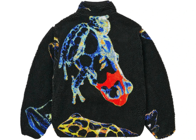 PALACE Palace Frogger Reversible Fleece Jacket Black outlook
