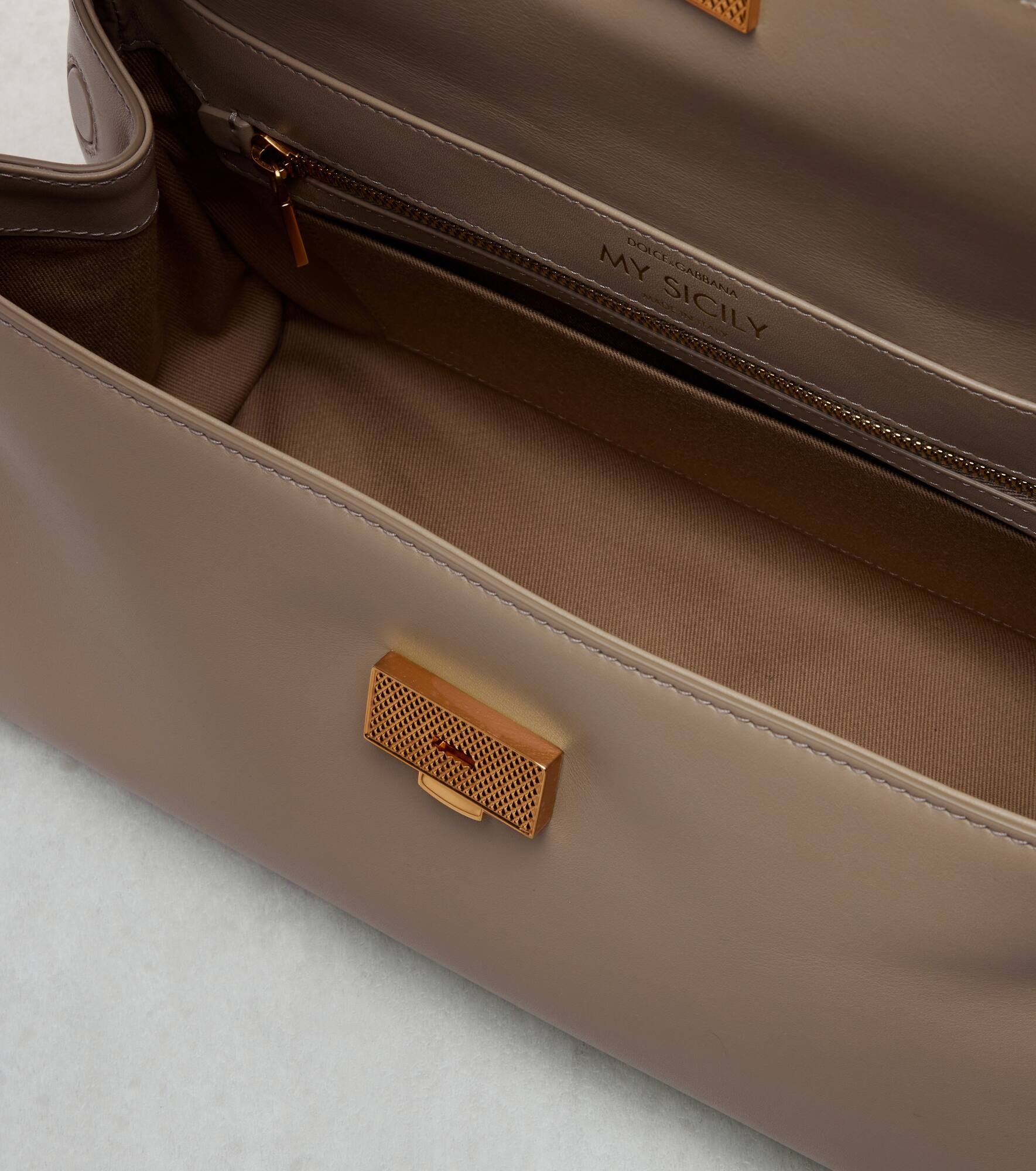 Sicily Small leather tote bag - 3