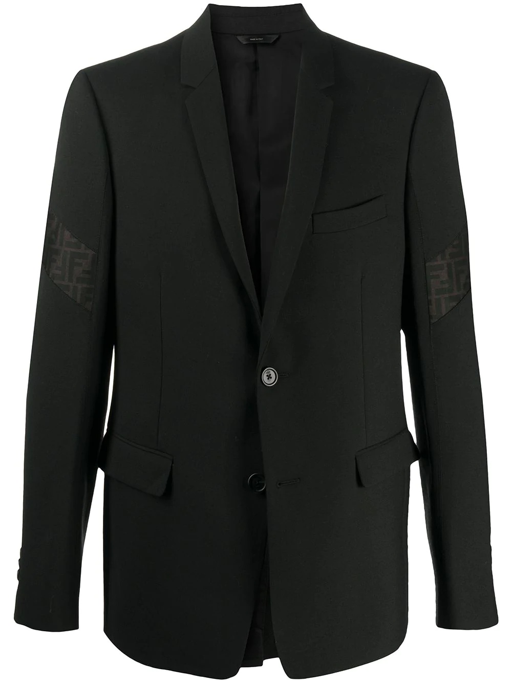 FF-logo panel suit jacket - 1