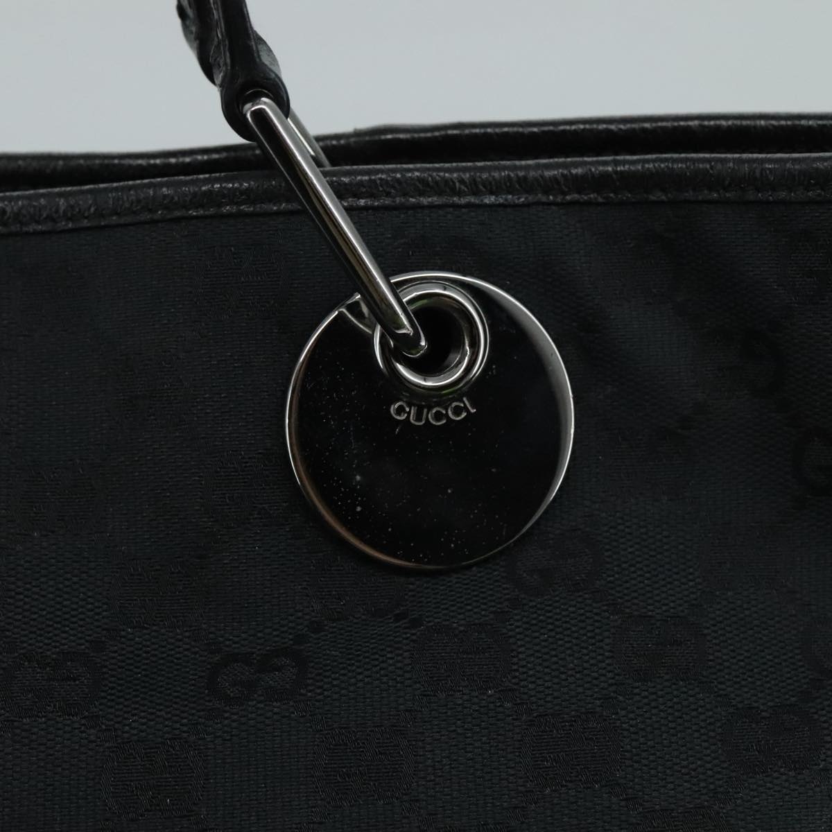 GUCCI GG Canvas Tote Bag Black - 10