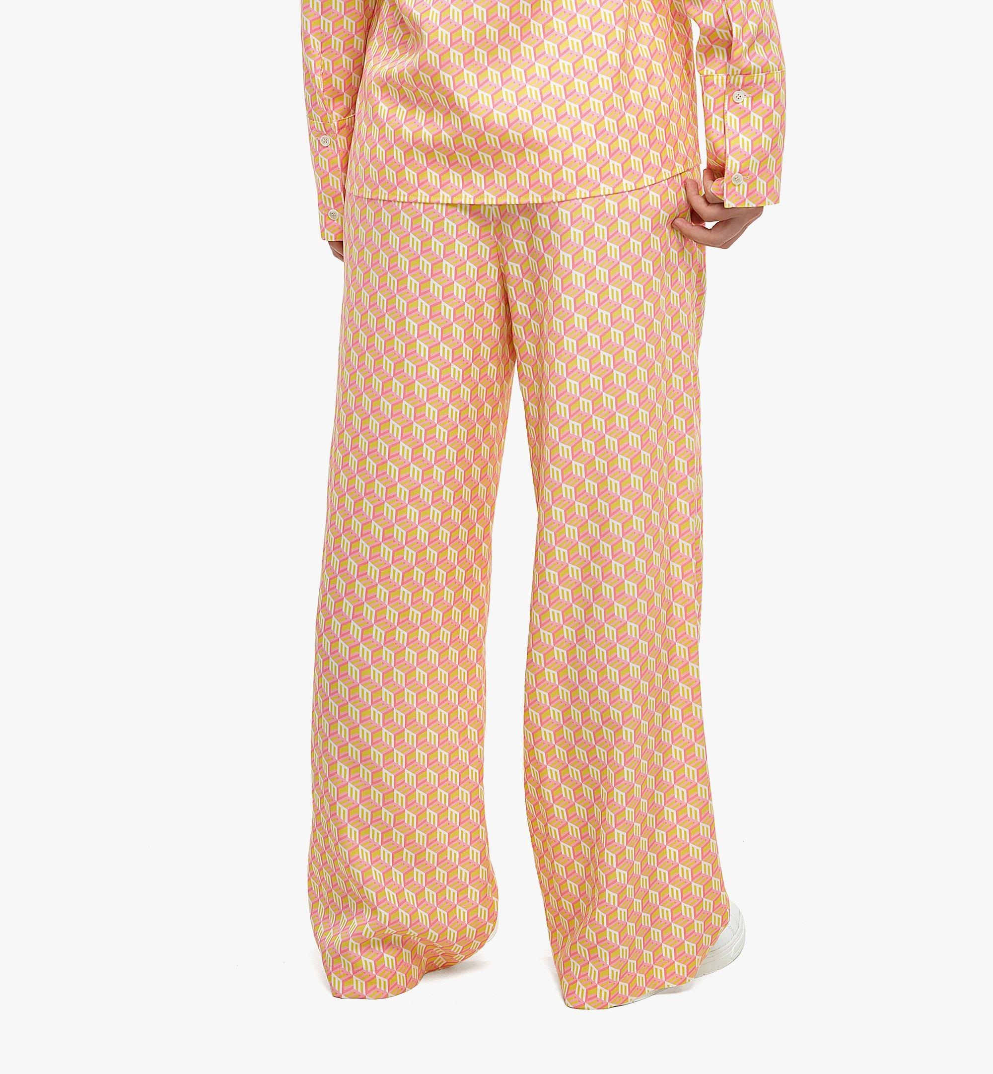 Women’s Cubic Monogram Printed Pants in TENCEL™ - 4