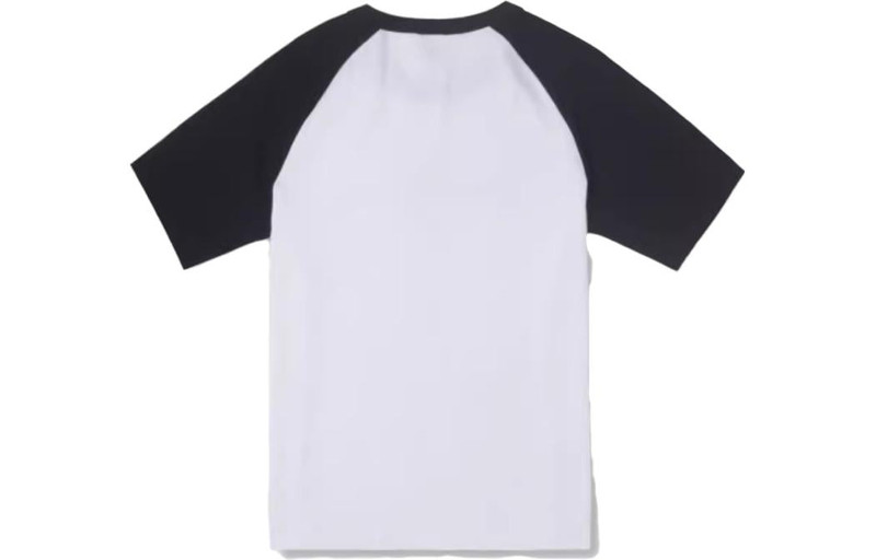 Converse (WMNS) Converse Logo Baseball T-Shirt 'White Black' 10026176-A01 outlook