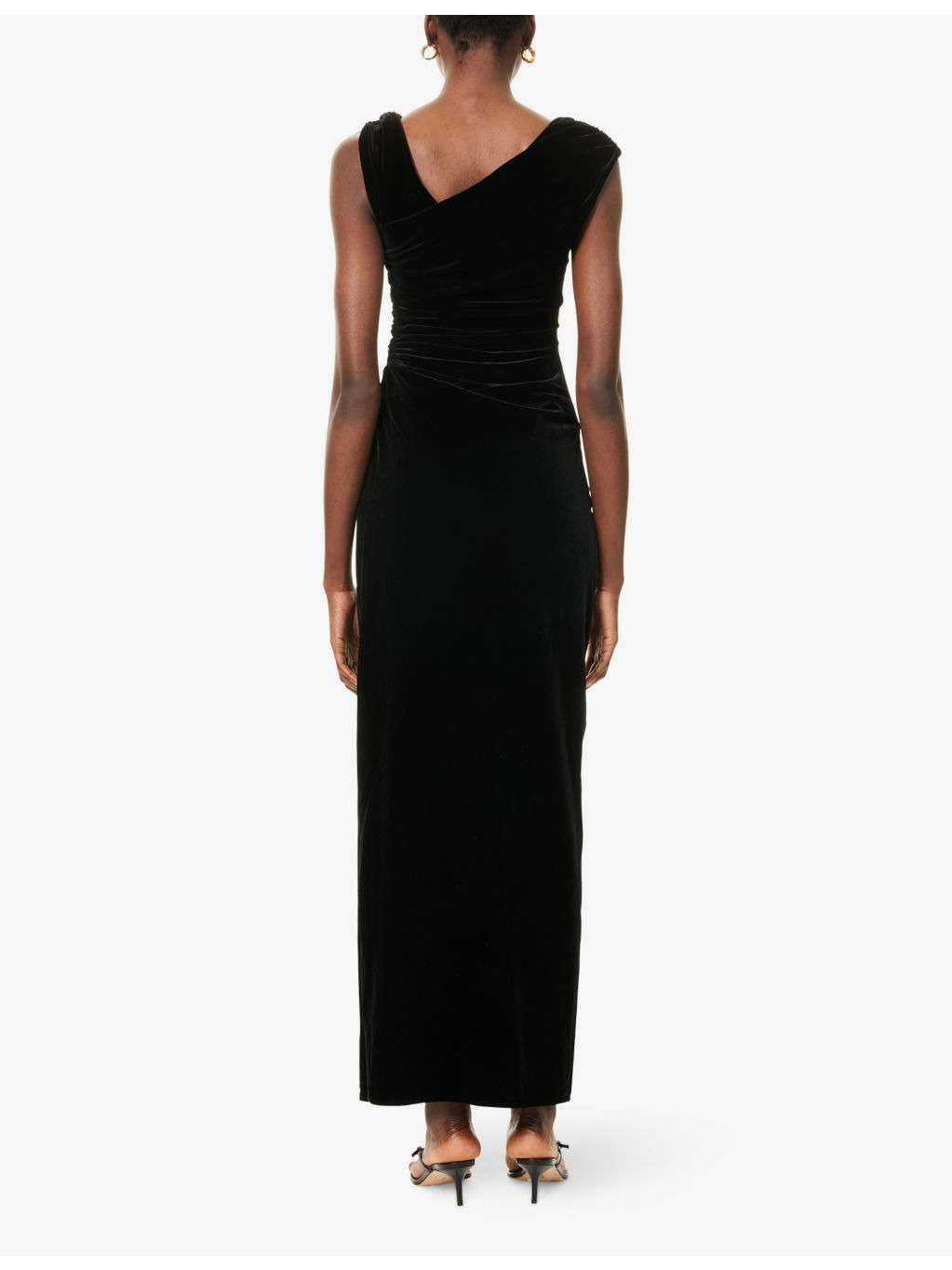 Ettore Draped Stretch-Woven Gown - 4