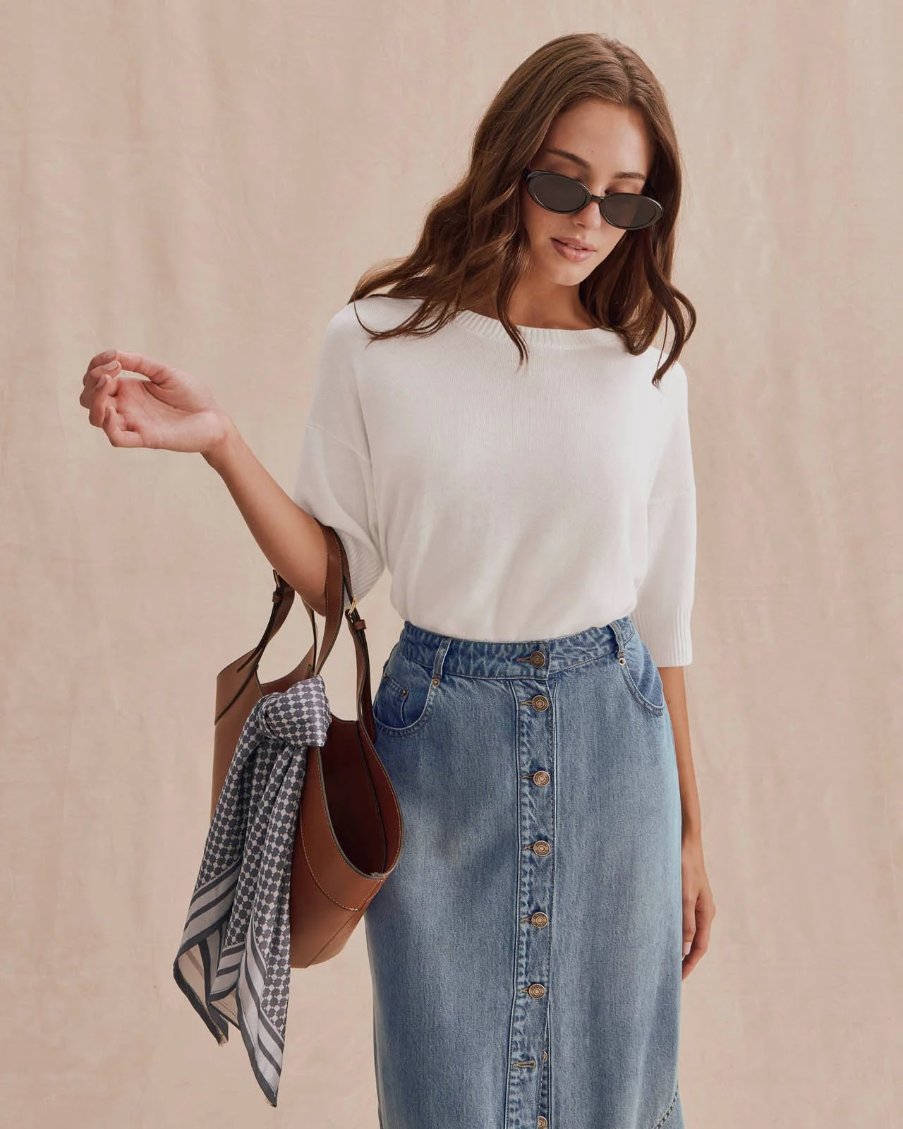 Georgie Short Sleeve Sweater - 1