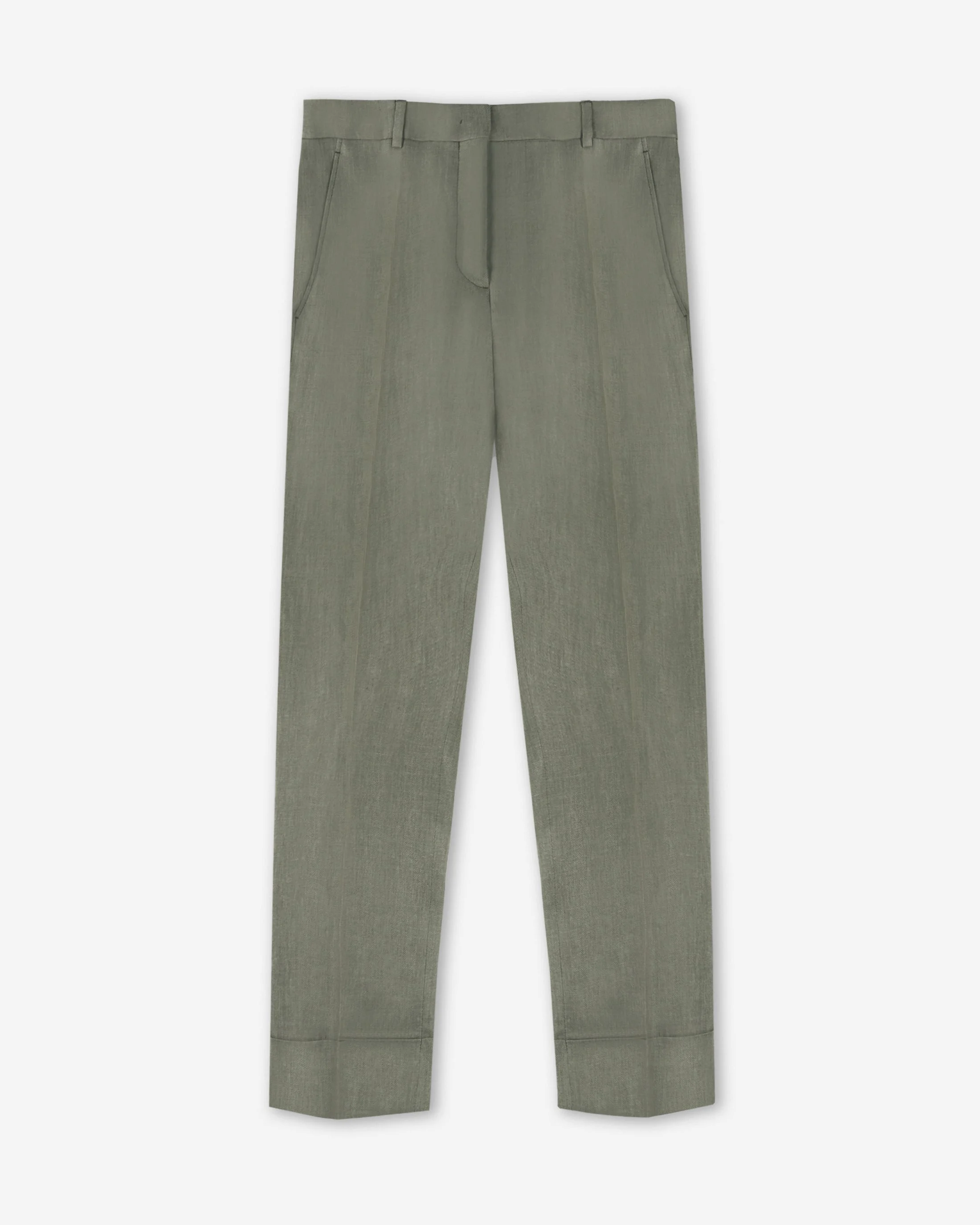Regular fit linen trousers - 1