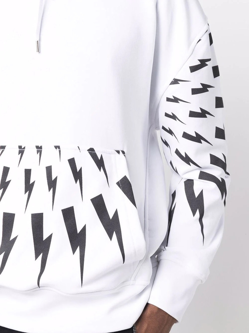 Neil Barrett Radial 공정한 섬 Popover Hoody 5