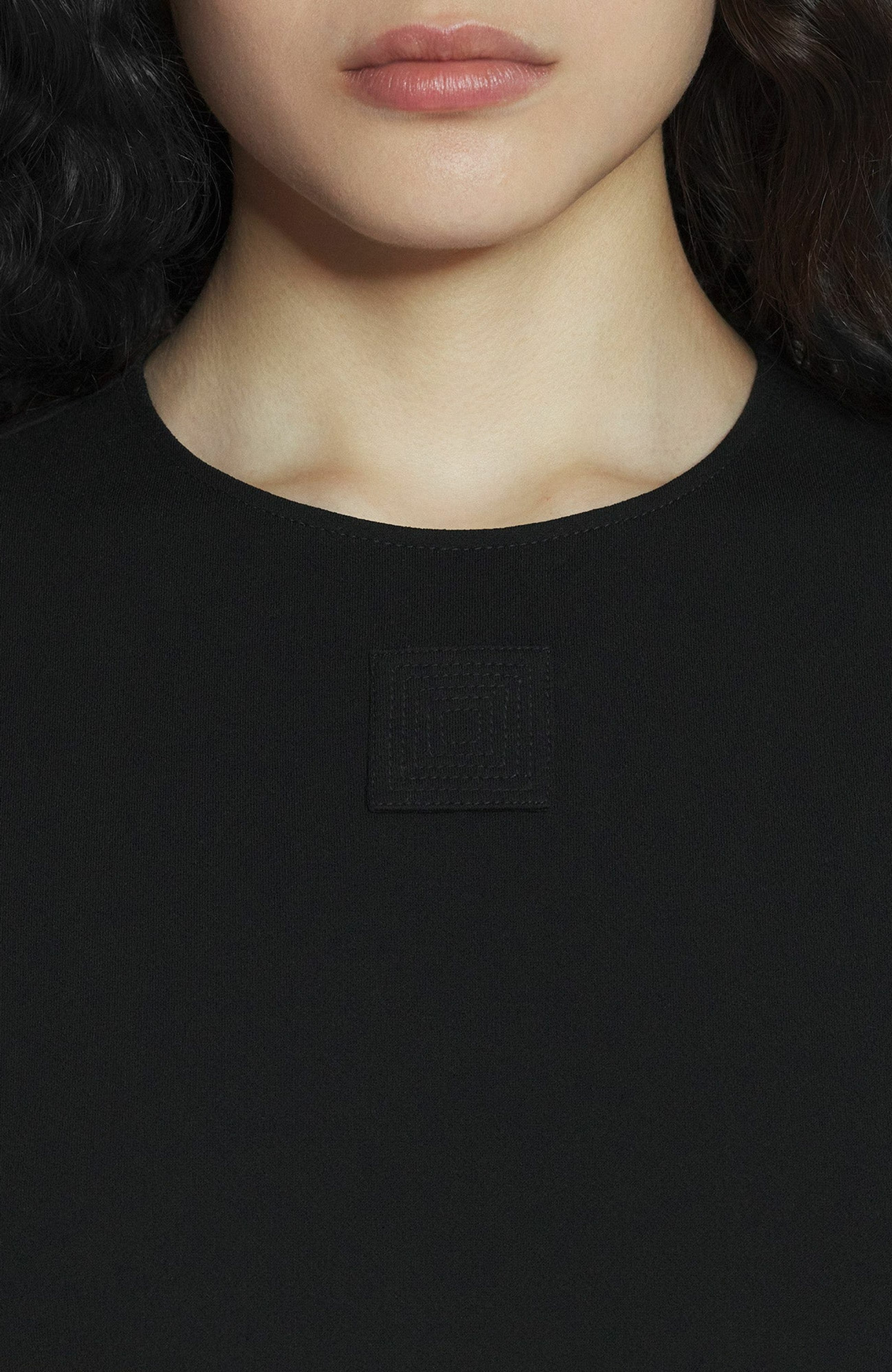 Lanvin T-Shirt Dress In Jersey in Black at Nordstrom - 4