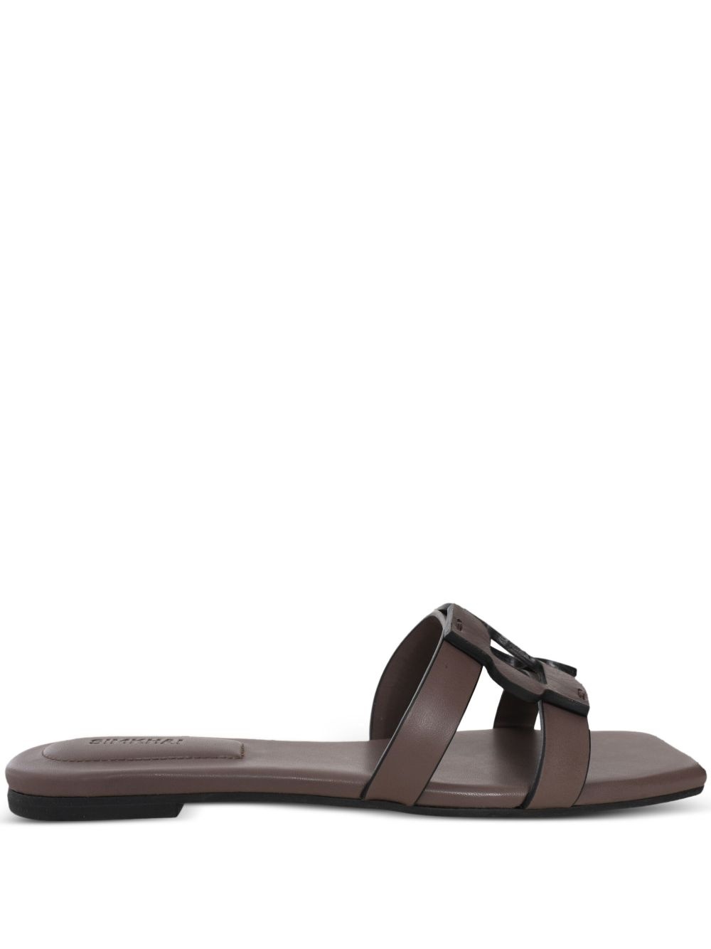 leather slides - 1