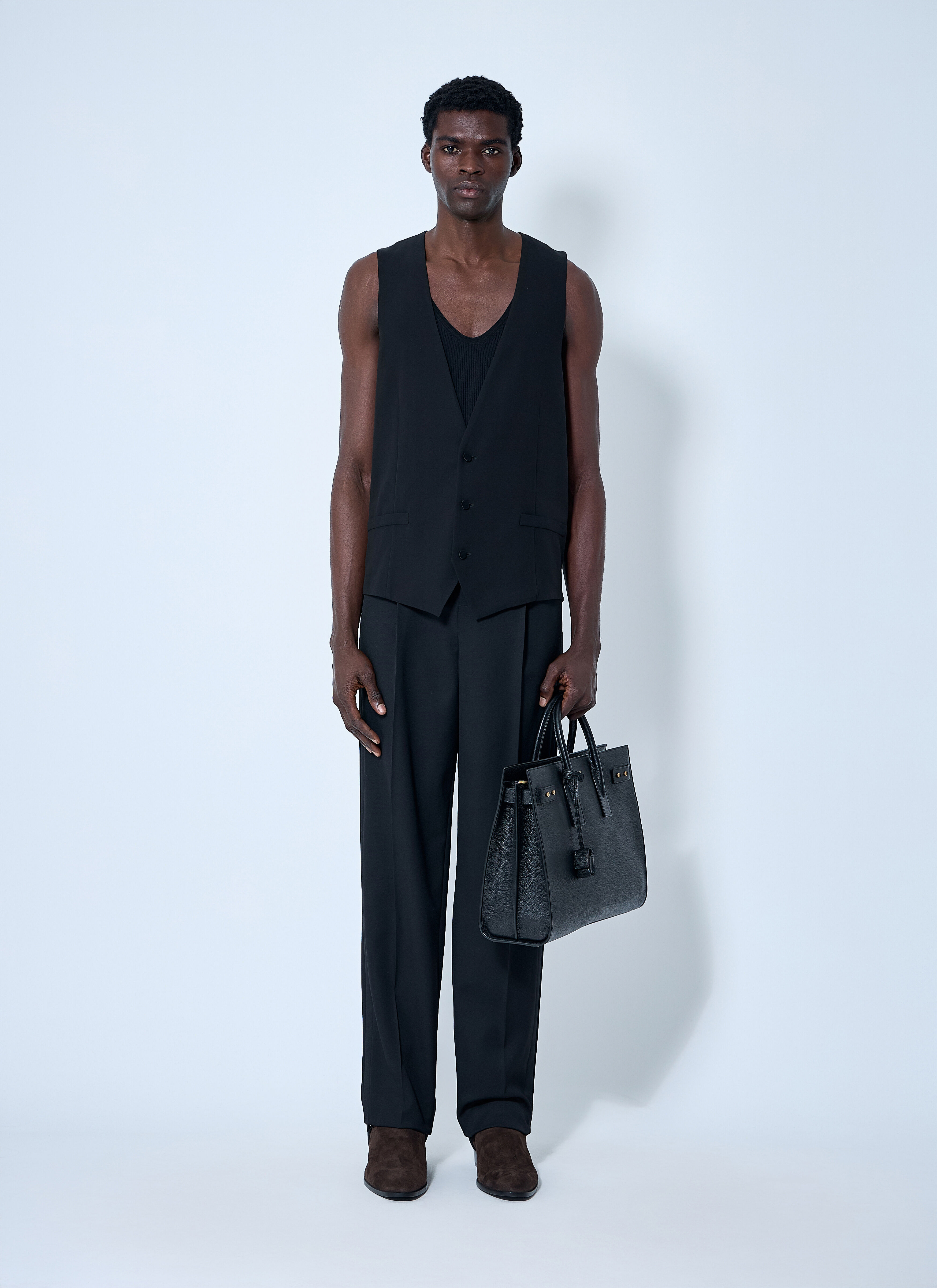 Silk Crepe Waistcoat - 2