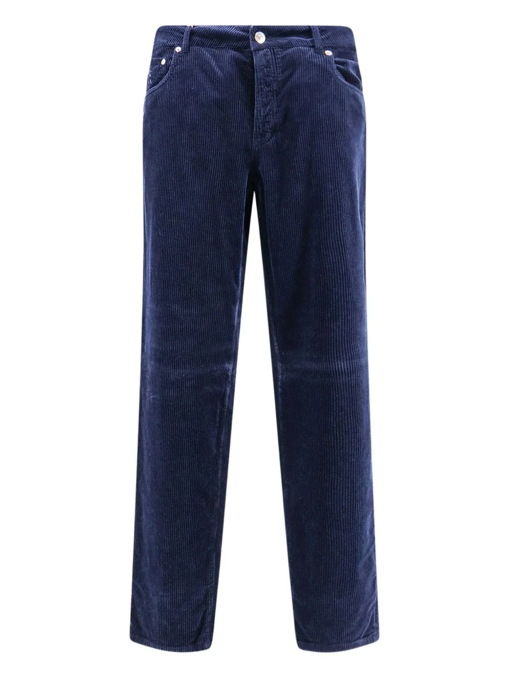 corduroy-texture trousers - 1