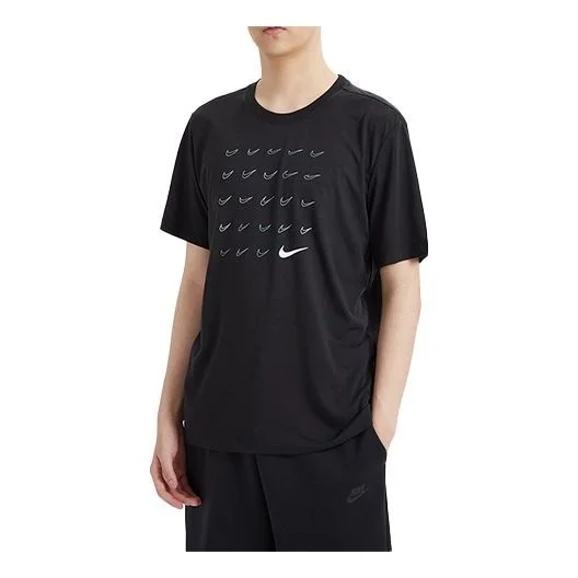 Nike Dri-FIT Swoosh Training Short Sleeve Black CV3894-010 - 1