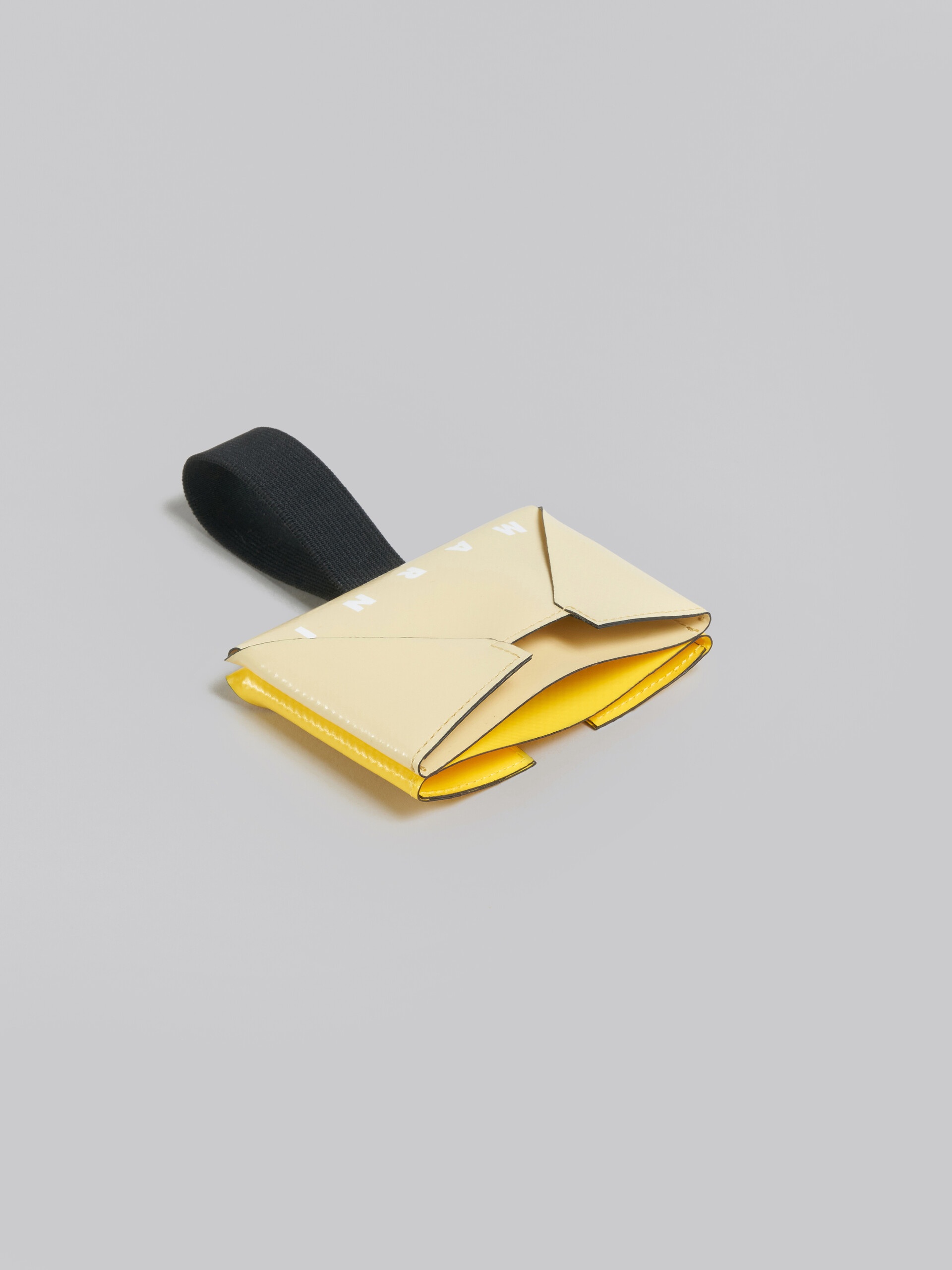 YELLOW AND BEIGE CARD CASE - 2