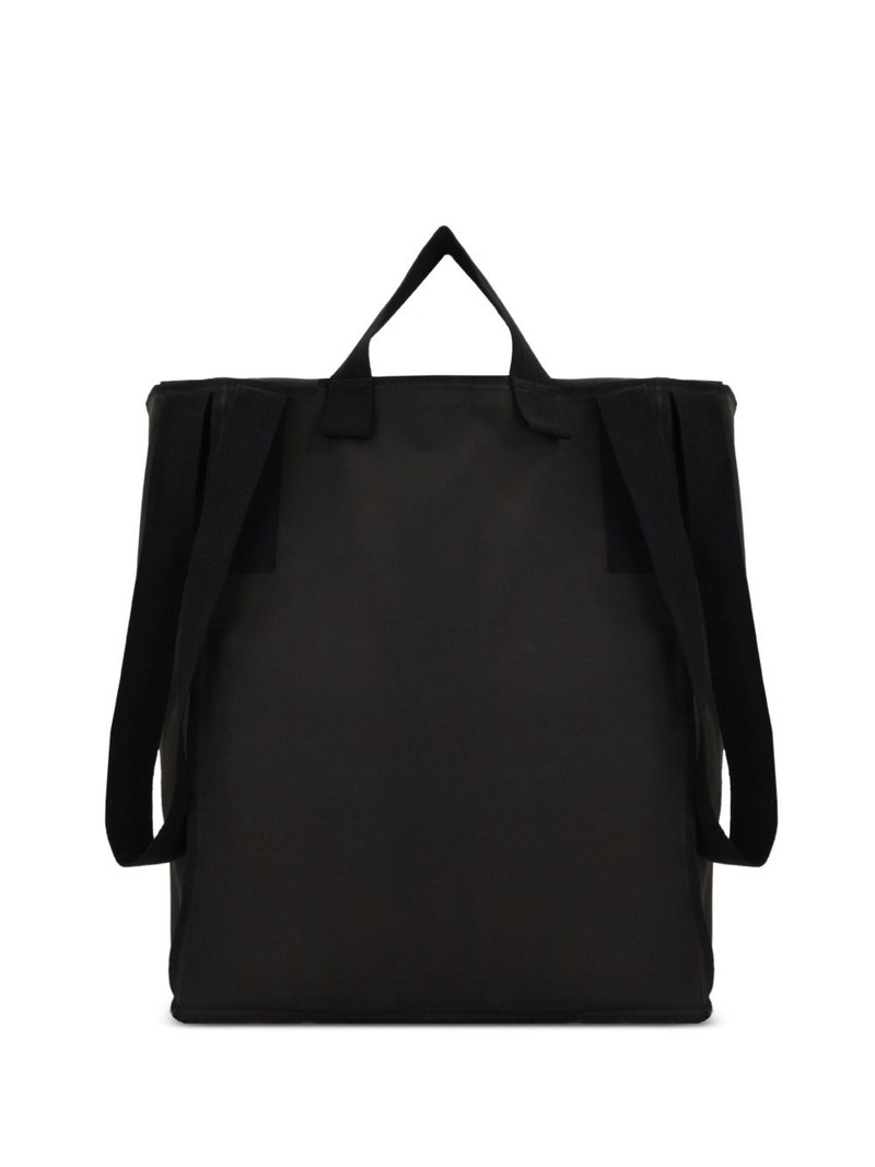 graphic-print drawstring tote bag 1