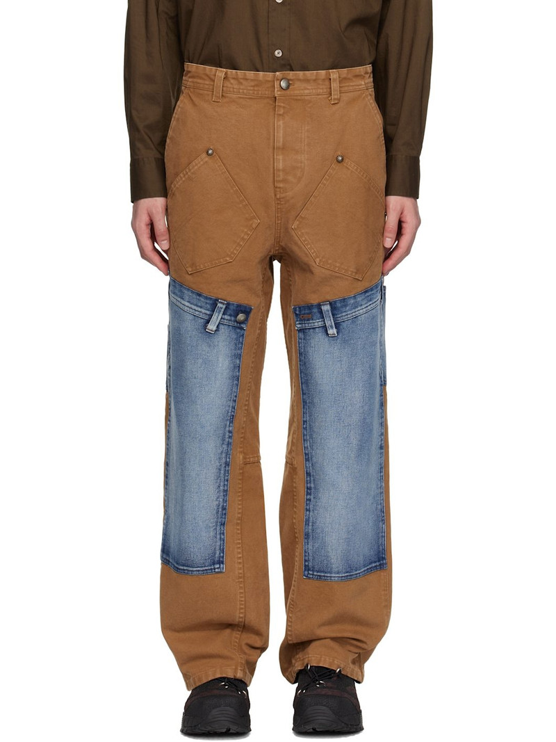 Brown & Blue Re-Make Carpenter Jeans 1