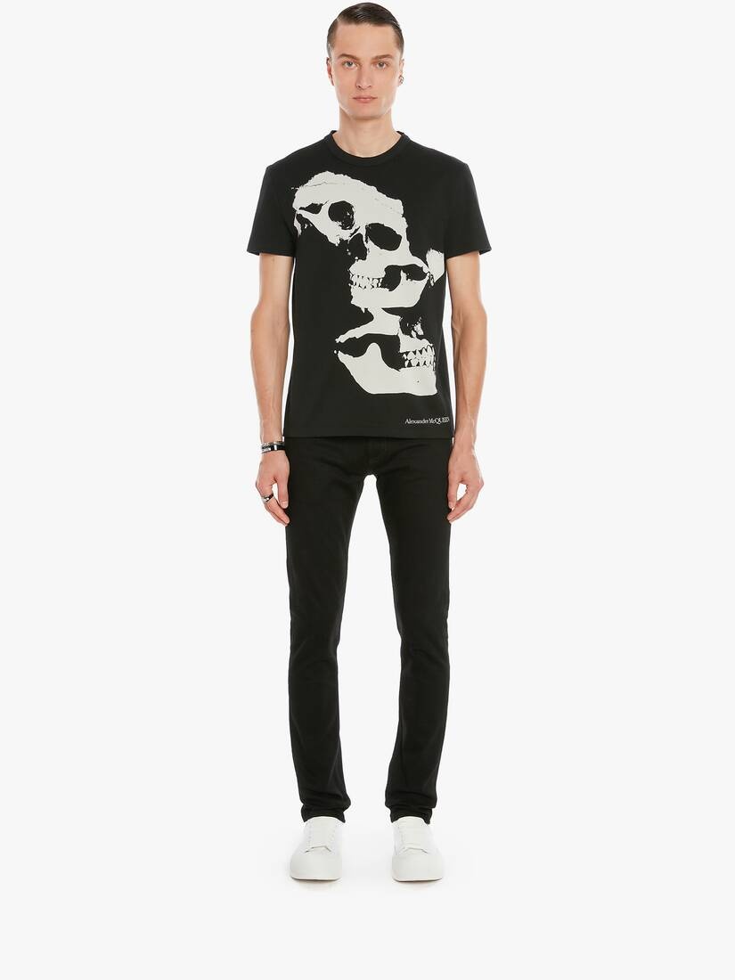 Skull Camouflage T-shirt in Black - 2