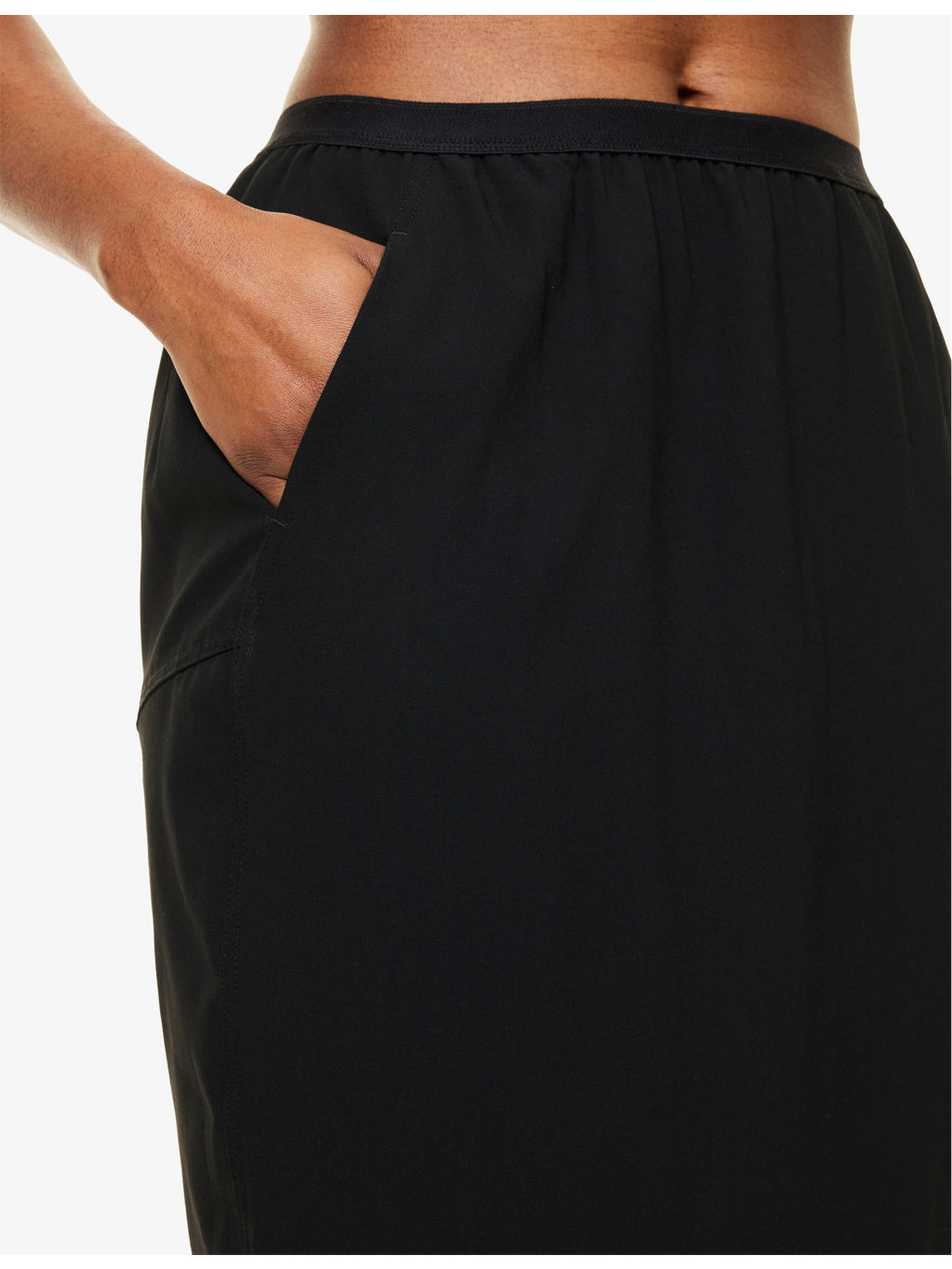 Pillar Wrap Wool Maxi Skirt - 5
