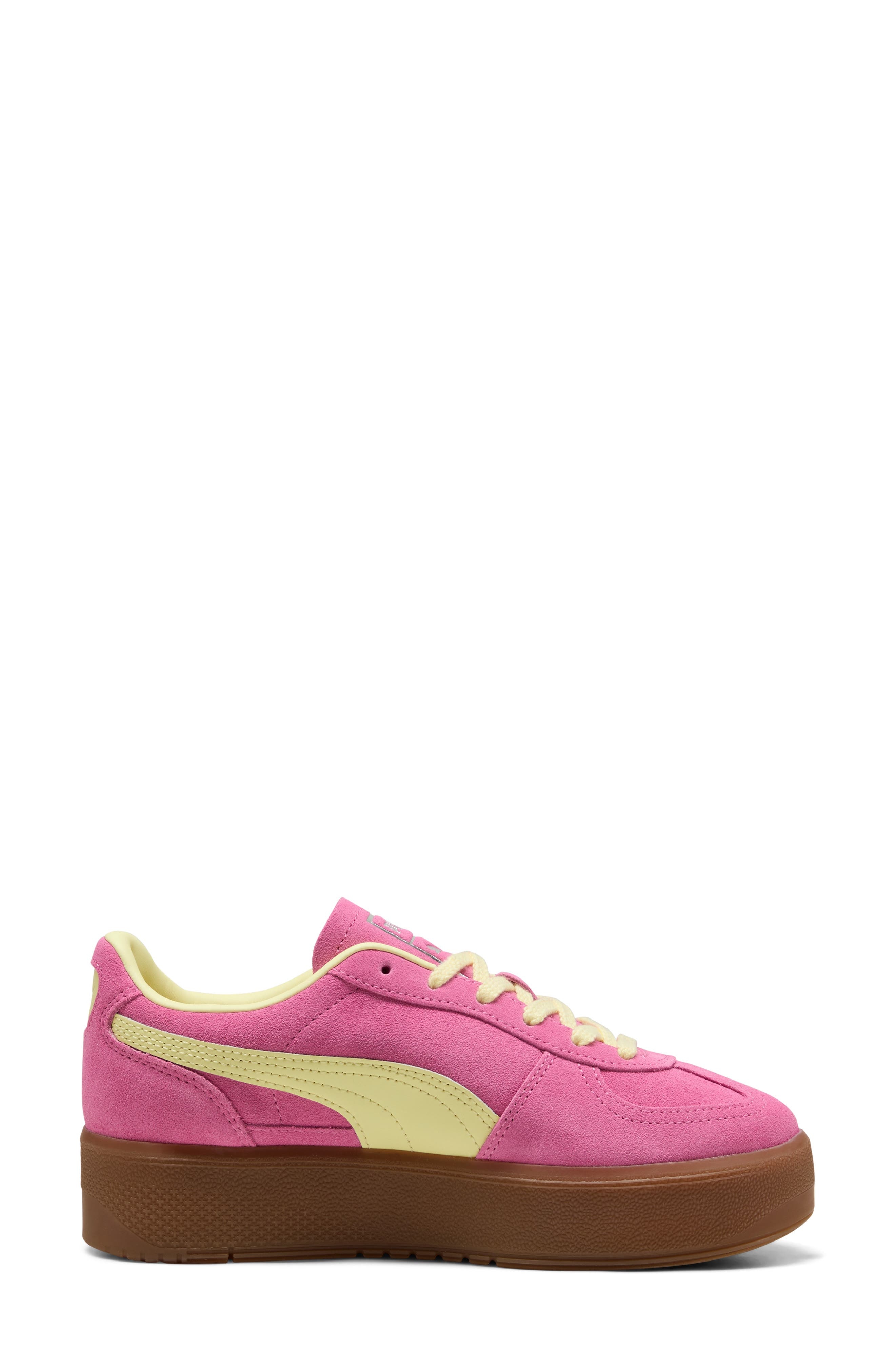 PUMA Palermo Elevata Platform Sneaker in Posie Pink/Gold Moon at Nordstrom - 2