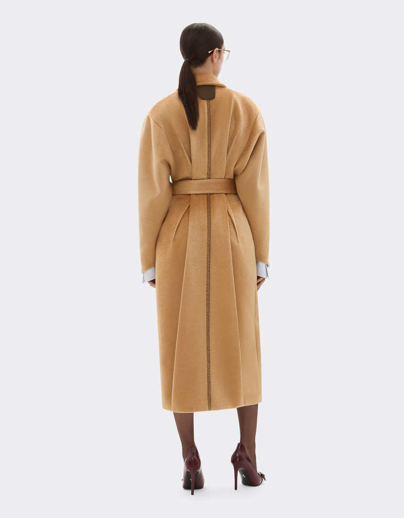 Coat in sable-effect alpaca 4