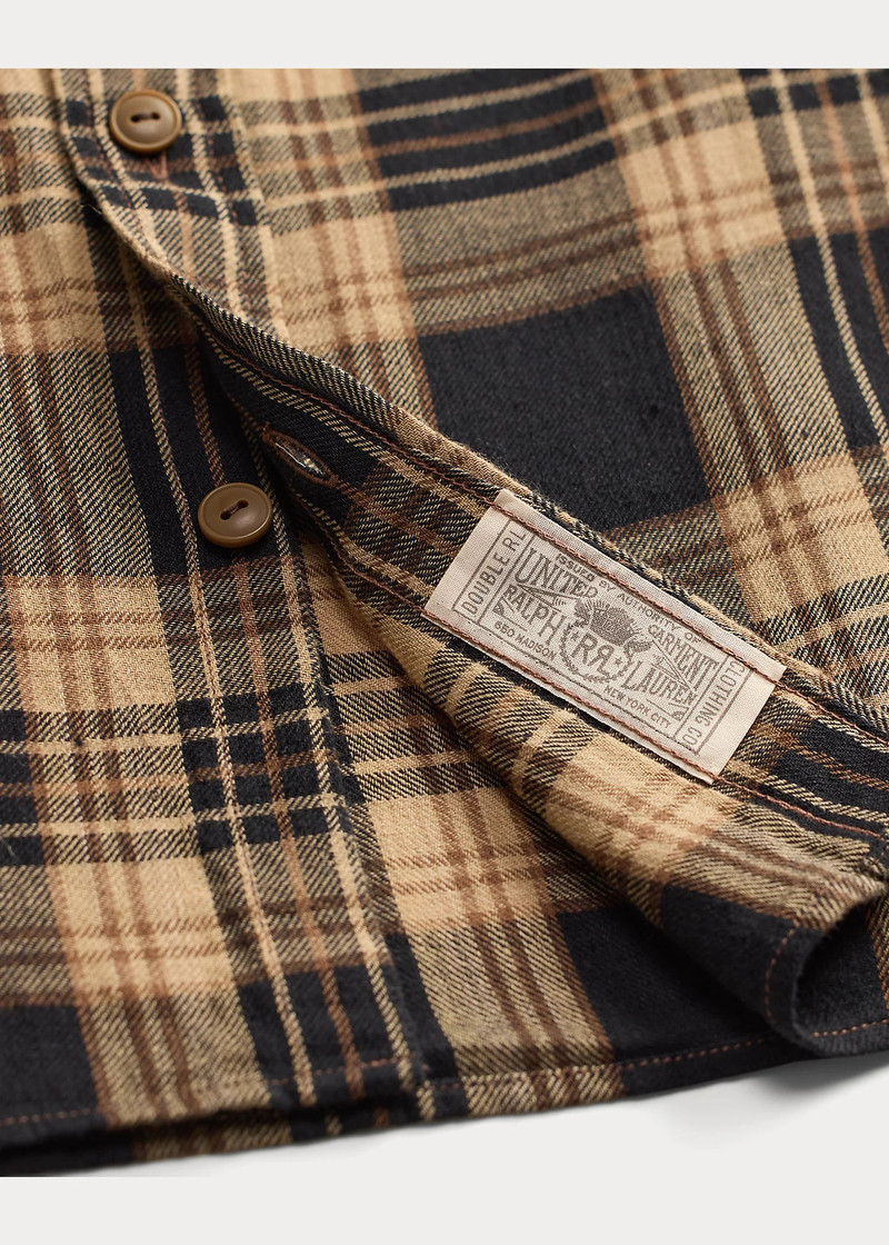 Plaid Cotton-Linen Workshirt 5