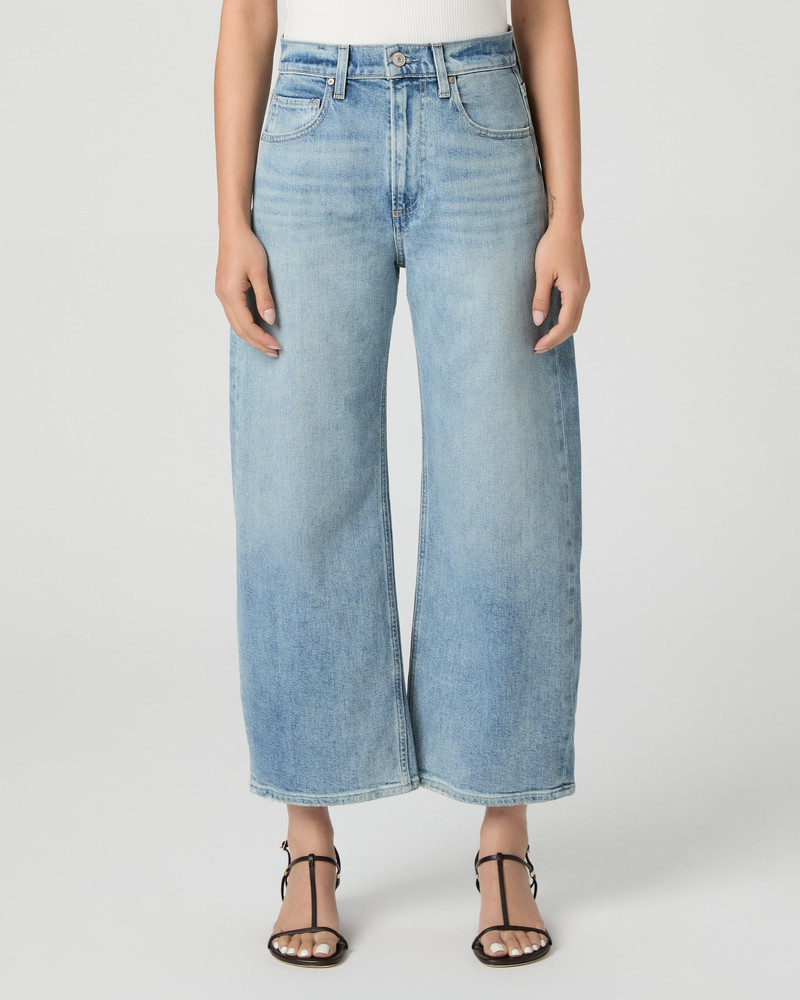 Arellia Ankle Petite Barrel Leg Jean 1