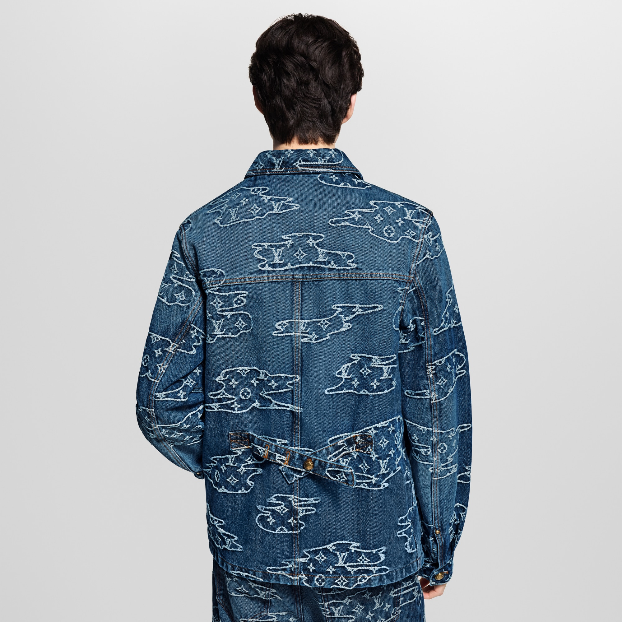 Monogram Denim Workwear Blouson - 4