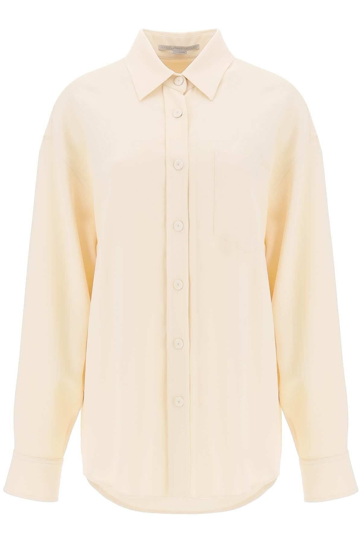 Stella Mc Cartney Oversized Shirt In Crepe Jersey - 1