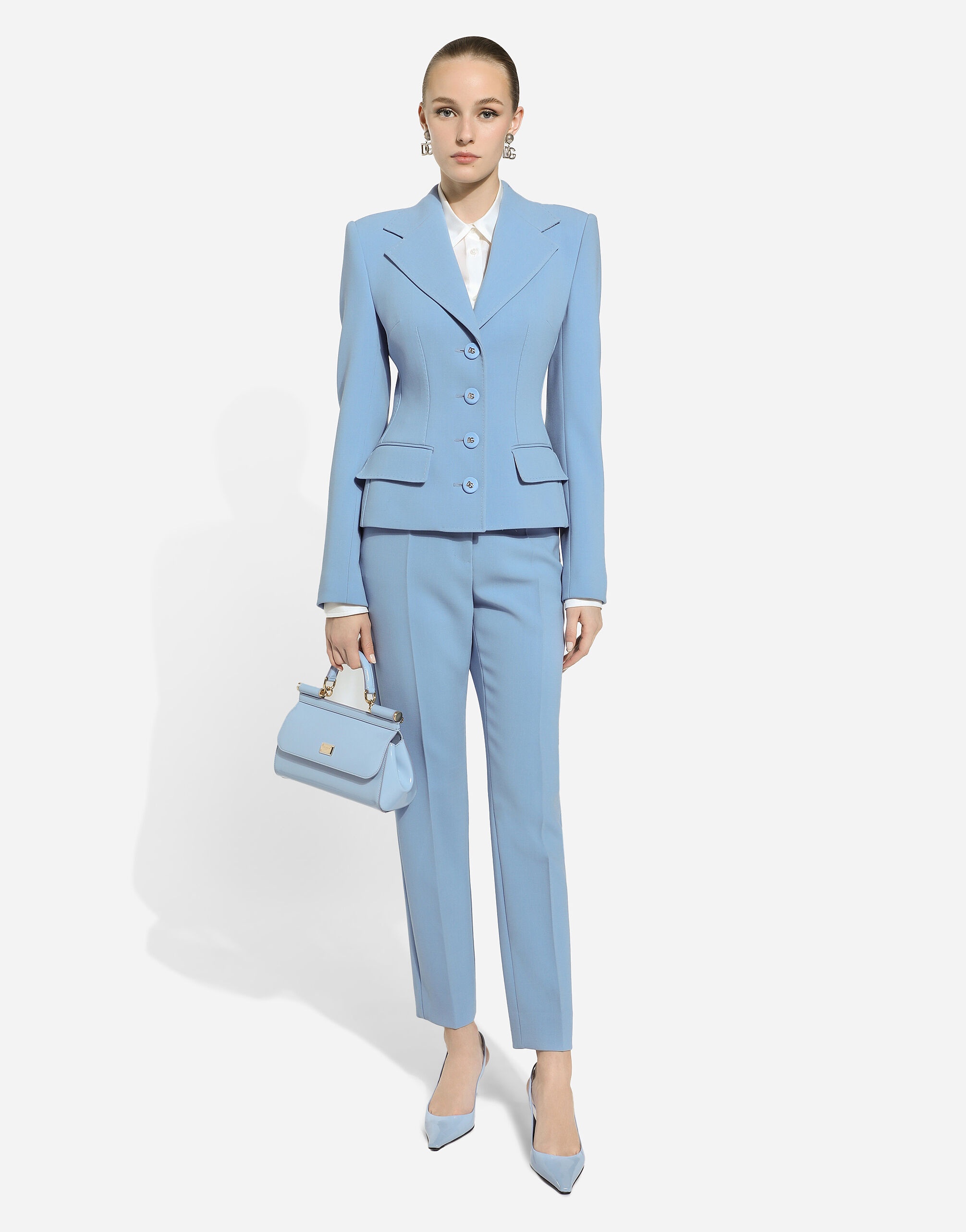 Tailored wool crêpe pants - 2