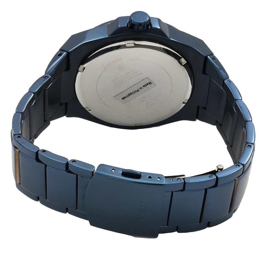 Guess - Guess Legacy Quartz Blue Dial Men's Watch W1305G4 - 3