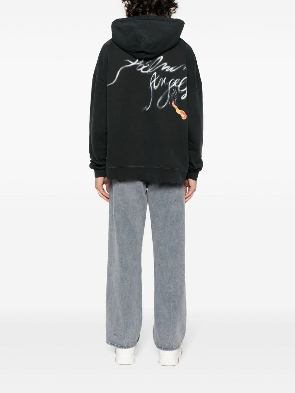 Foggy logo-print hoodie - 2