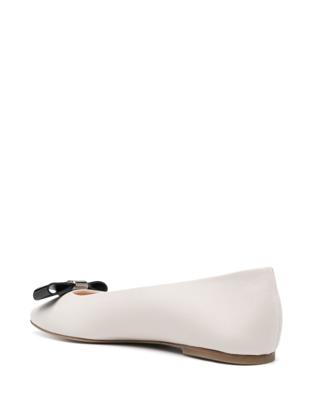 logo-plaque ballet flats - 3
