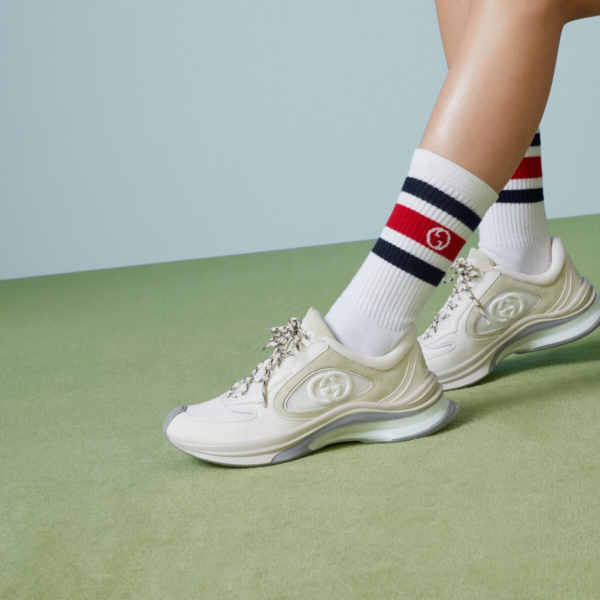 Gucci Interlocking G Run Sneakers - 4