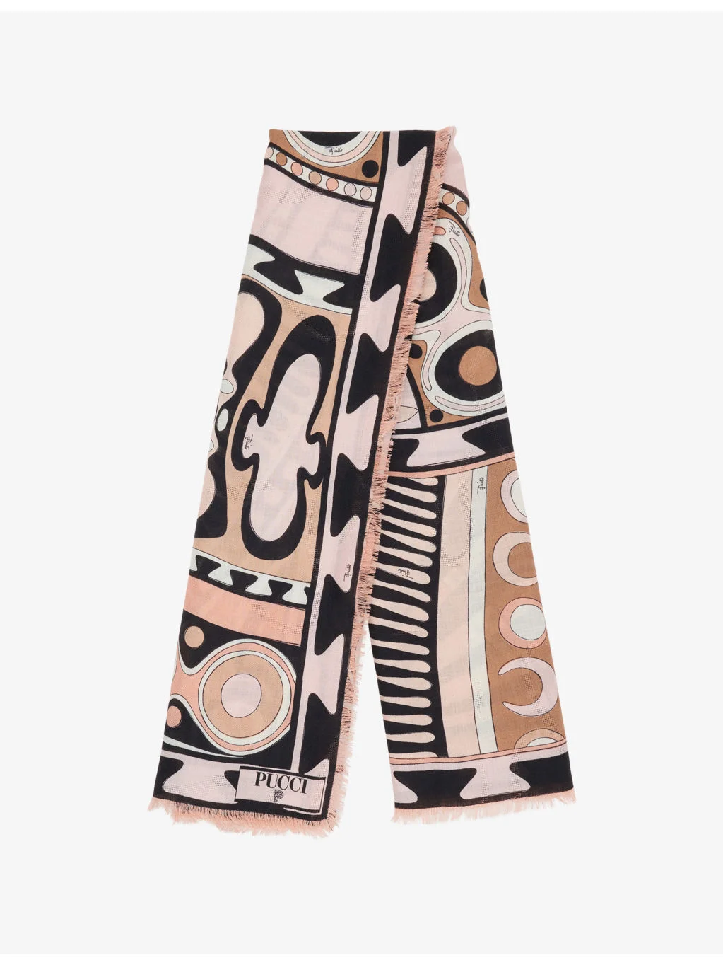 Printed Silk and Wool-Blend Scarf - 1
