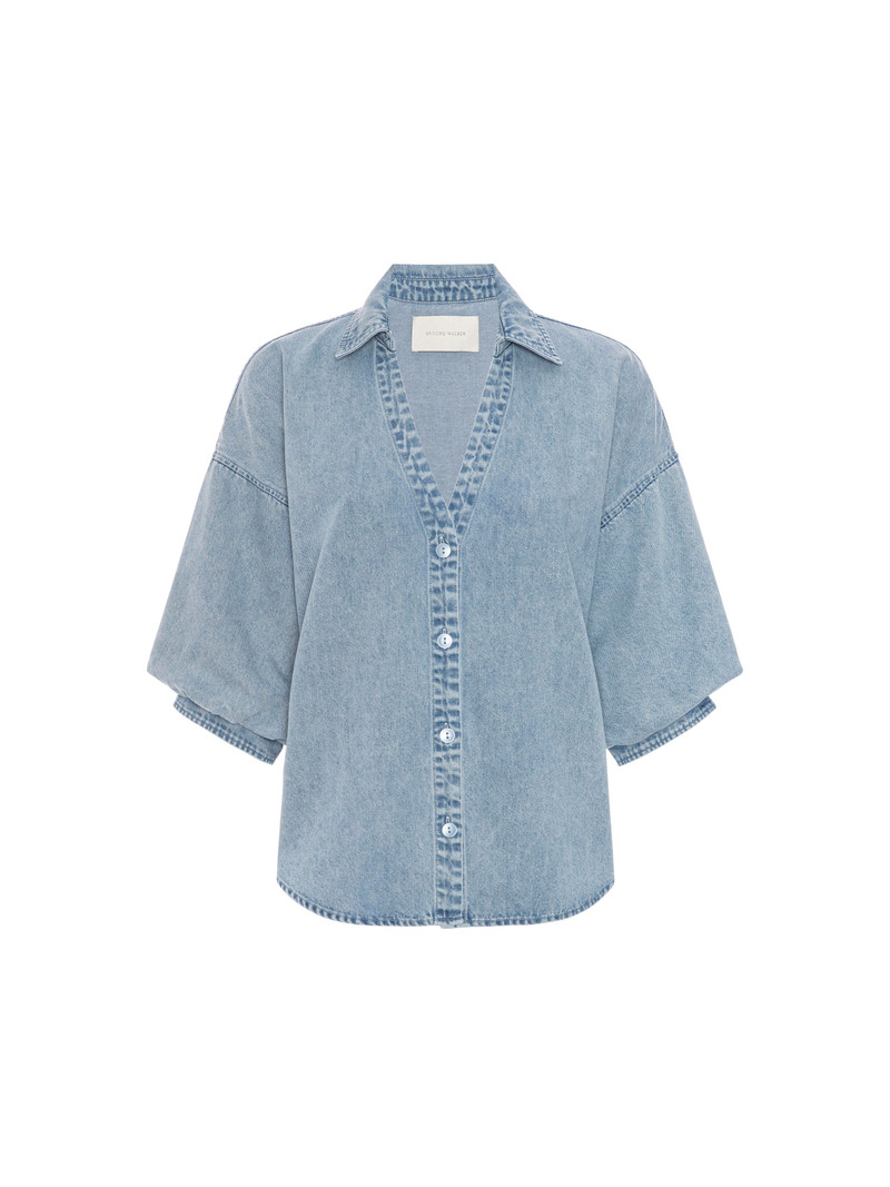 BROCHU WALKER The Kate Denim Shirt outlook